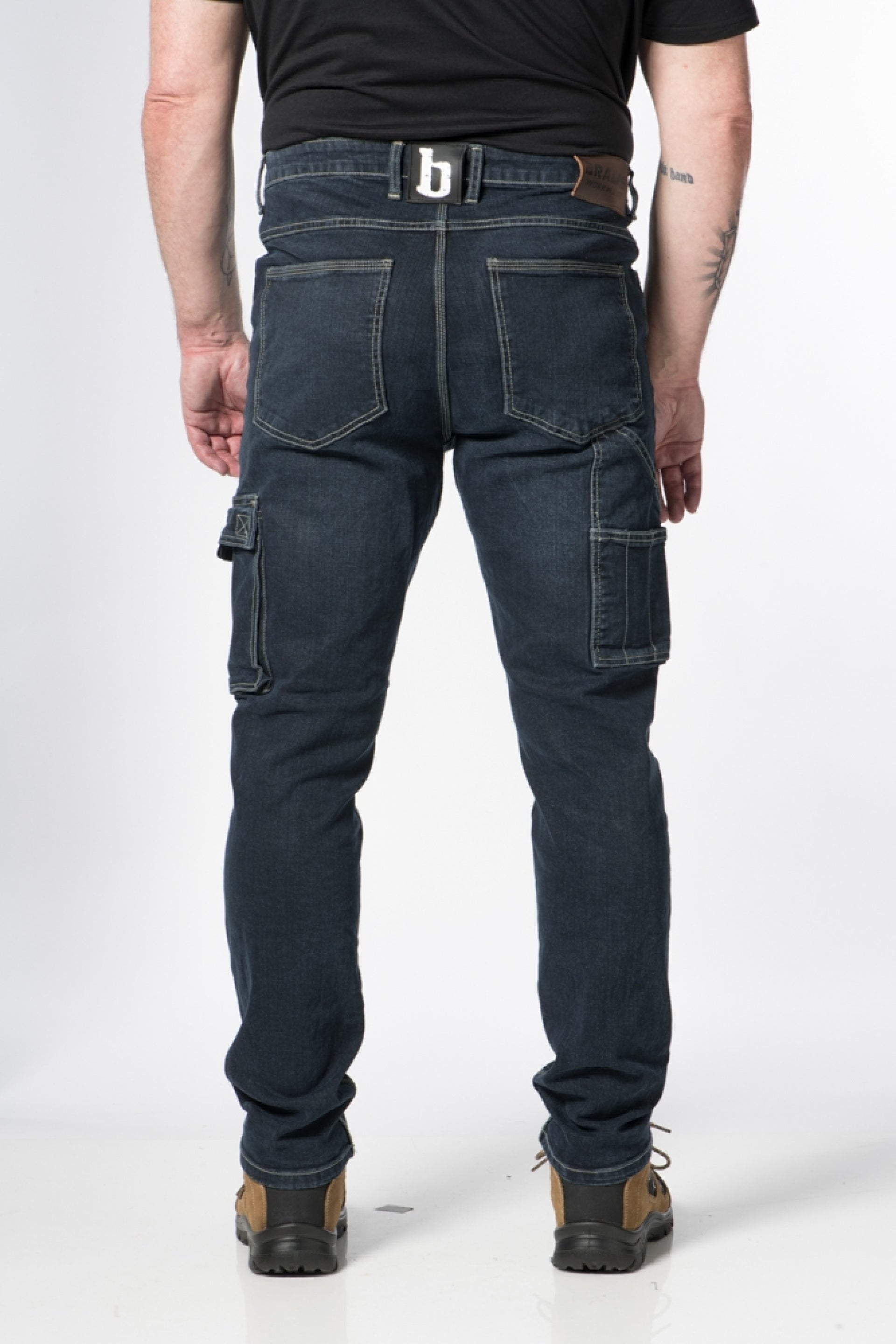 David Hose - Herren - R12 - Stretch Denim - Mittelblau