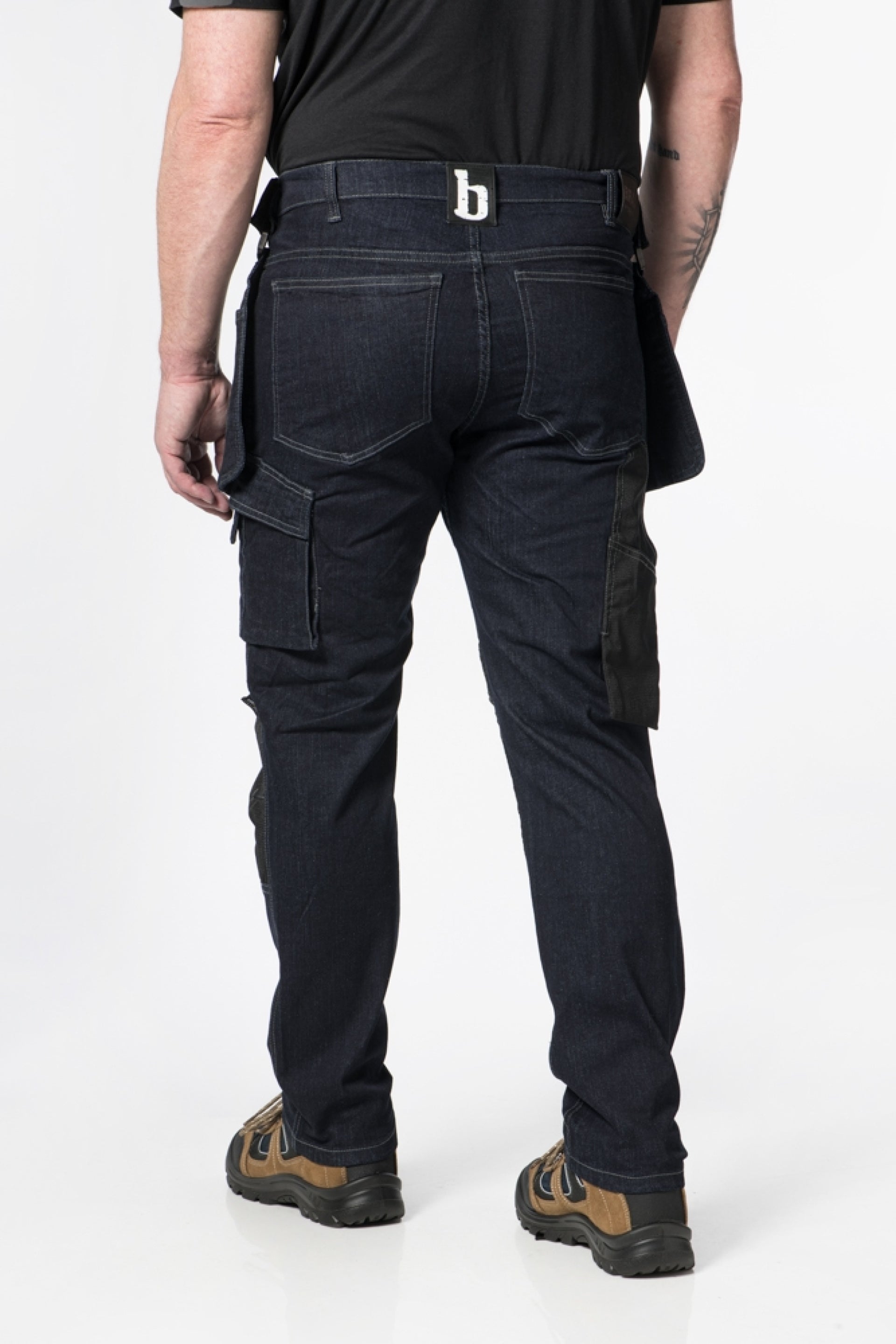 Pelle Pants - Men- Stretch Denim - Dark Blue