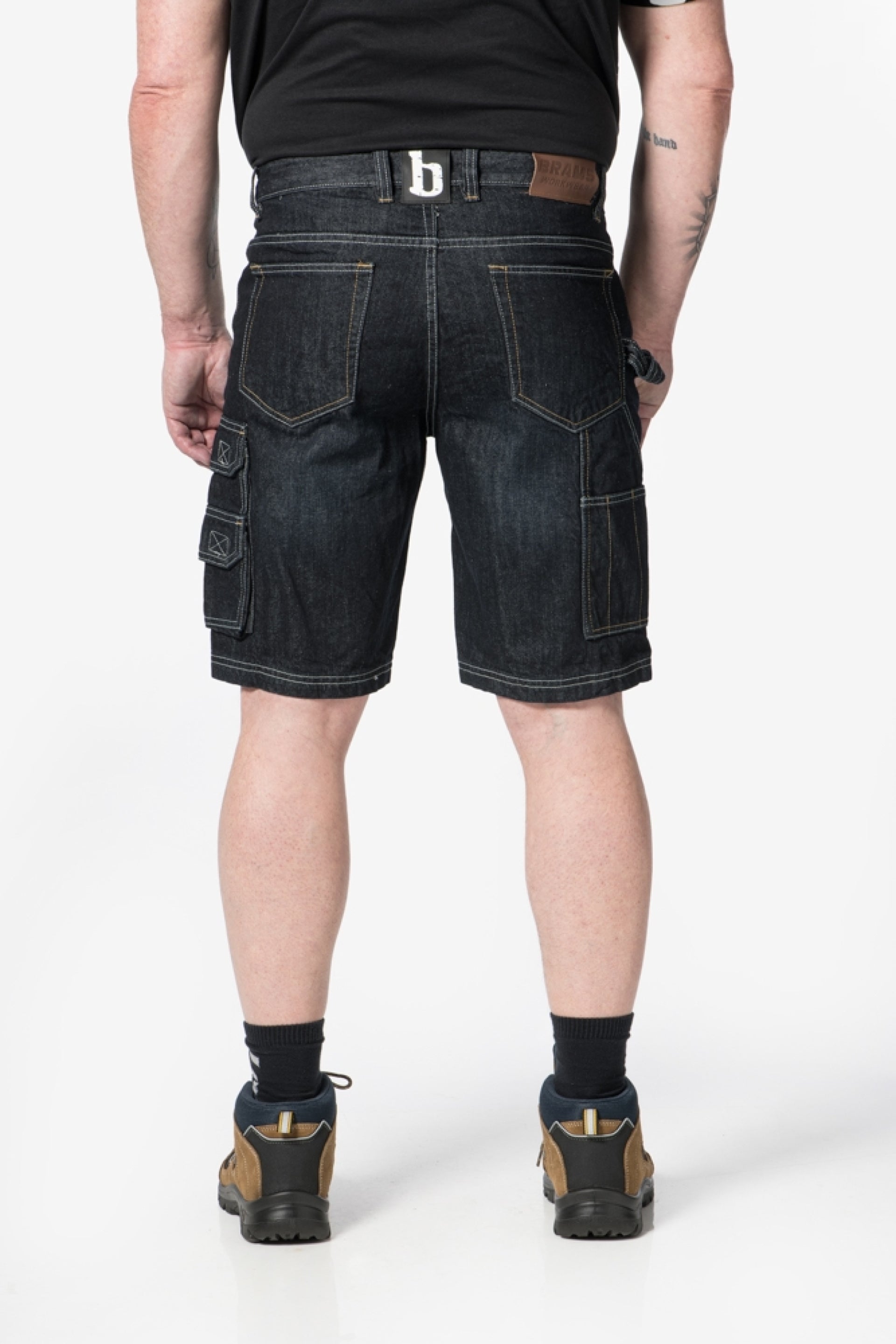 Ruben Shorts - Men - A82 - Stretch Denim - Dark Blue