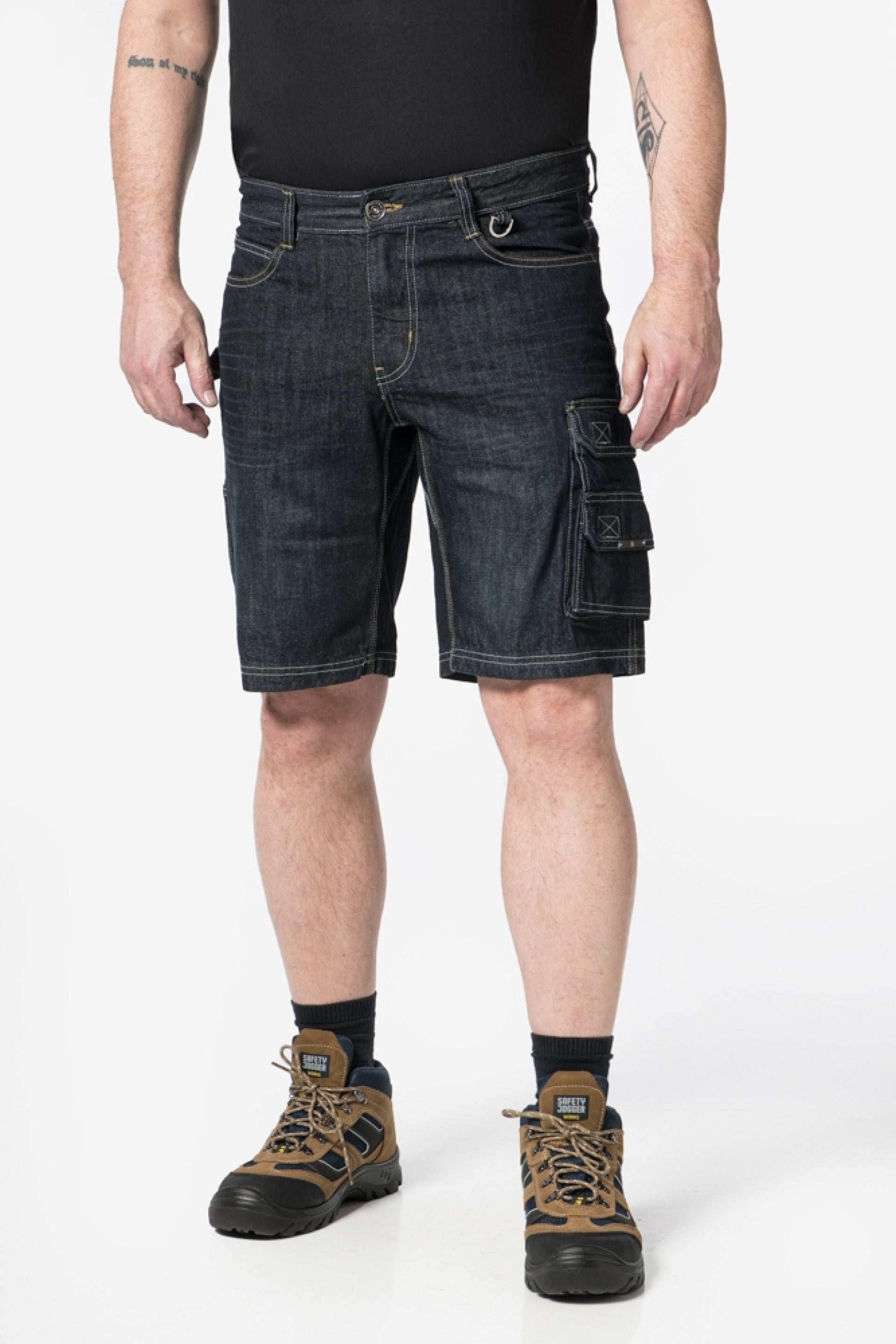 Ruben Shorts - Herren - A82 - Stretch Denim - Dunkelblau